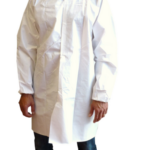 SAFEWEAR ANTISTATIC PP+PE GOWN SNAP