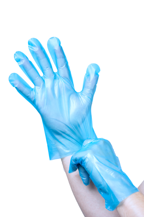 photo produit gants bleu – GANT TPE SAFEBASICS™ BLUE FOOD