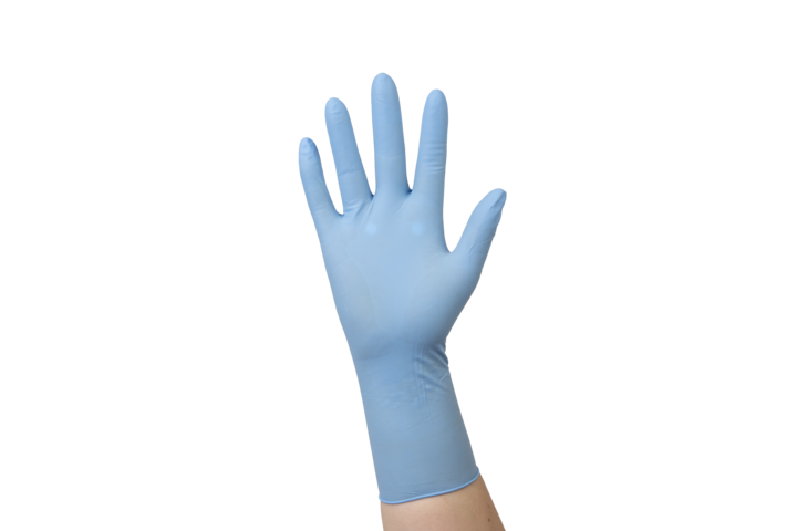 foto de producto guantes azul – GUANTES DE NITRILO SAFETOUCH® LONG