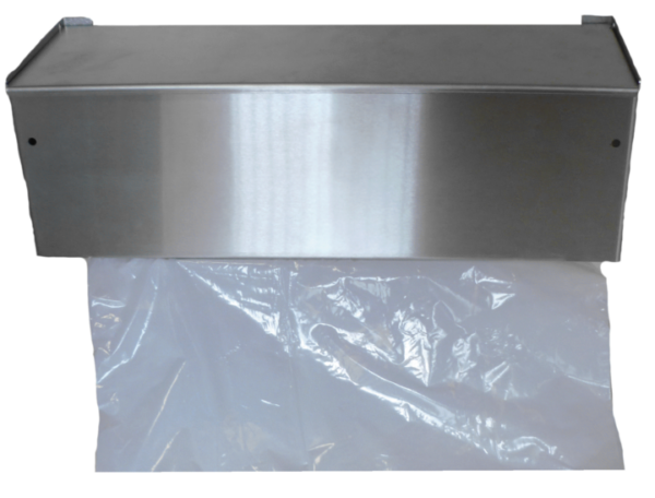 photo produit accessoires métal – DISTRIBUTEUR MURAL EN INOX - TABLIERS PE EN ROULEAU