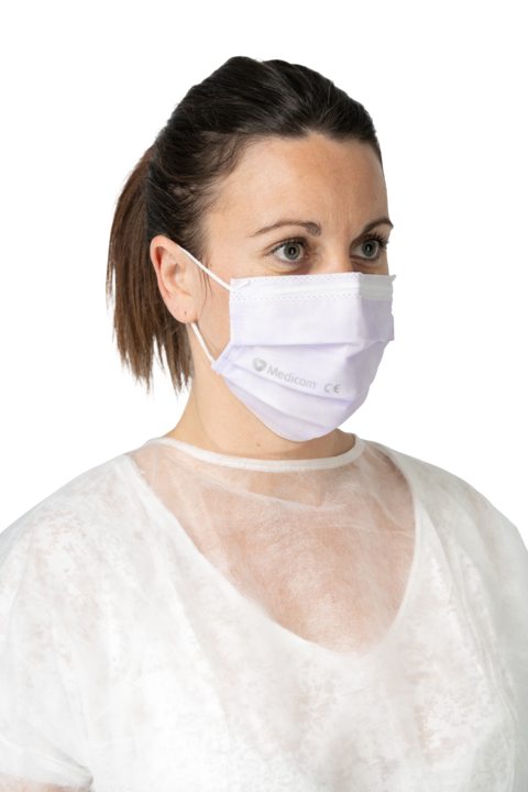 photo produit masques lavande – MASQUE À ÉLASTIQUES TYPE IIR SAFE+MASK® STANDARD