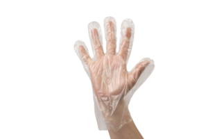 foto de producto guantes transparente – GUANTE PE 270 MM