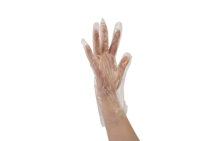 foto de producto guantes transparente – GUANTE PE 270 MM