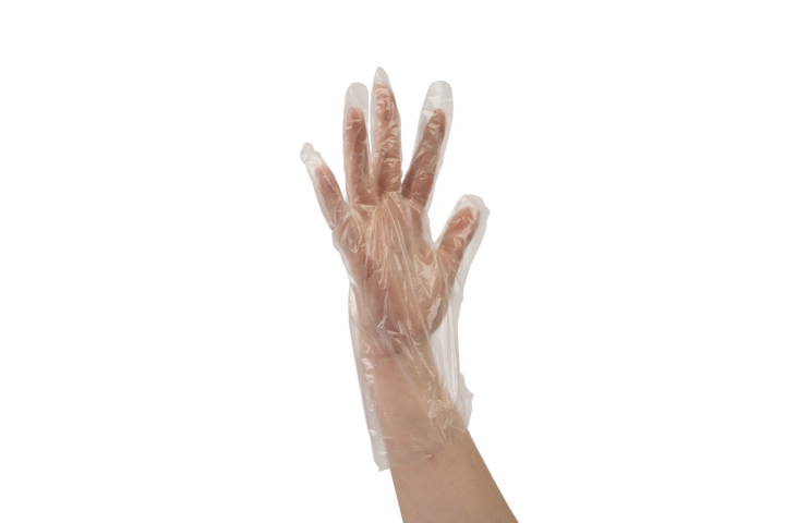 foto de producto guantes transparente – GUANTE PE 270 MM