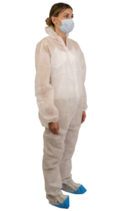 photo produit vêtements blanc – COMBINAISON SAFEWEAR PP CAGOULE À ZIP