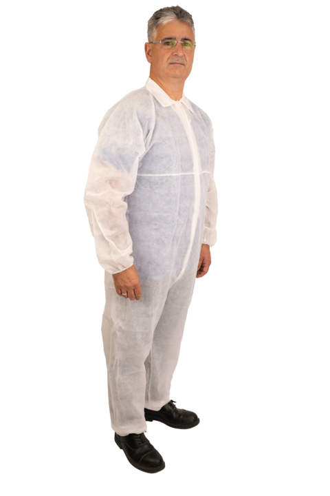 photo produit vêtements blanc – COMBINAISON SAFEWEAR PP COL À ZIP