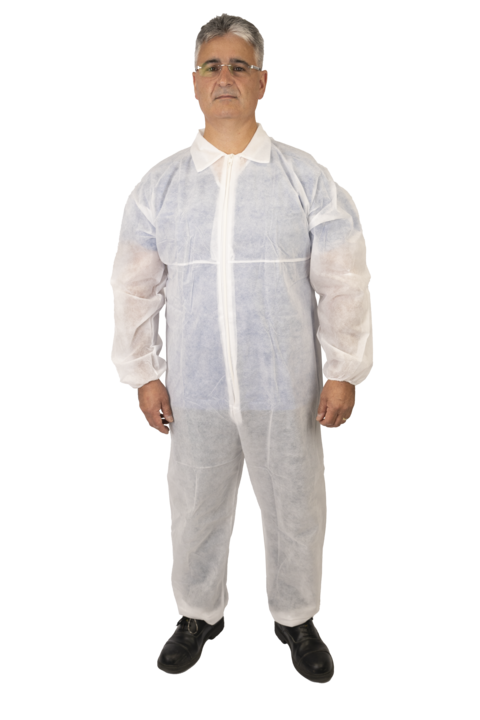 photo produit vêtements blanc – COMBINAISON SAFEWEAR PP COL À ZIP