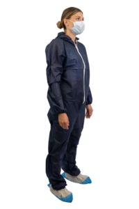 photo produit vêtements bleu foncé – COMBINAISON SAFEWEAR PP CAGOULE À ZIP