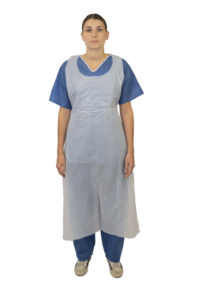 Produktfoto kleidung weiß – SAFEWEAR PE SCHÜRZE 18 µm LANG