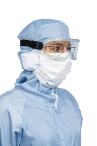 product photo masks white – ISOAIR® STERILE CLEANROOM MASK ISOAIR® EARLOOPS