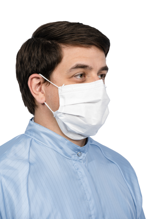 photo produit masques blanc – MASQUE SALLE PROPRE À ÉLASTIQUES ISOAIR®