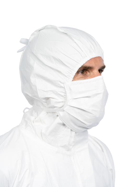 photo produit masques blanc – MASQUE SALLE PROPRE À LIENS ISOAIR®