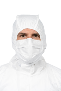 photo produit masques blanc – MASQUE SALLE PROPRE À LIENS ISOAIR®