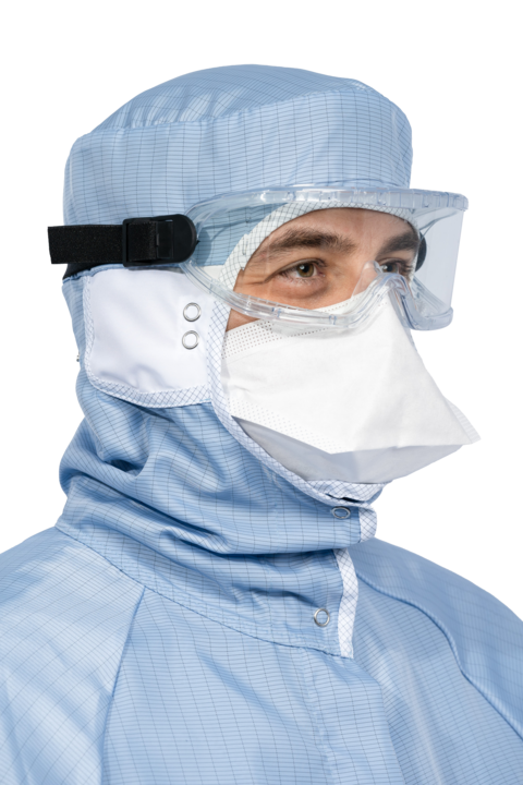 photo produit masques blanc – MASQUE SALLE PROPRE BEC DE CANARD ISOAIR®