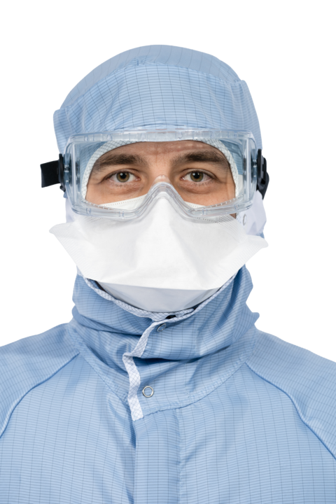 photo produit masques blanc – MASQUE SALLE PROPRE BEC DE CANARD ISOAIR®