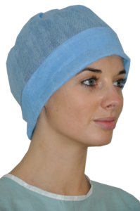 foto prodotto copricapo blu – CUFFIA CHIRURGICA KOLMI® IN VISCOSA