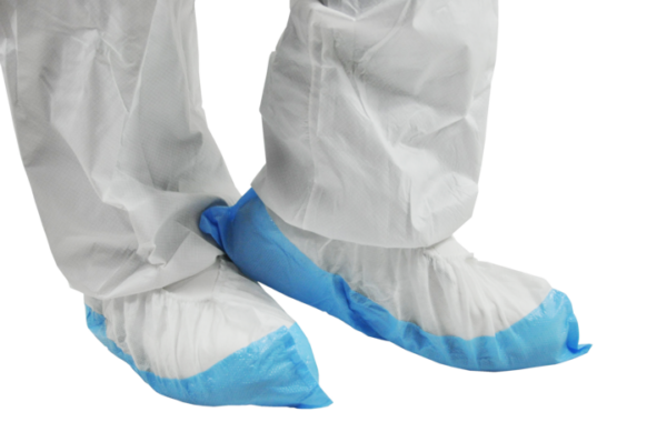 photo produit surchaussures blanc / bleu – SURCHAUSSURES PP SEMELLE IMPERMÉABLE KOLMI® SKIDGUARD x 300