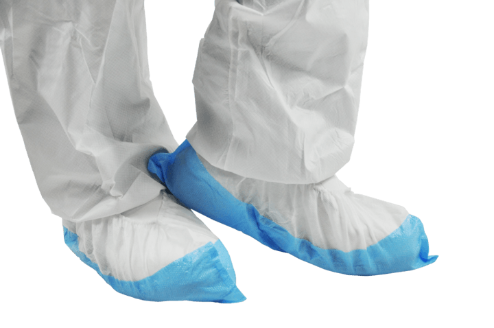 photo produit surchaussures blanc / bleu – SURCHAUSSURES PP SEMELLE IMPERMÉABLE KOLMI® SKIDGUARD x 300