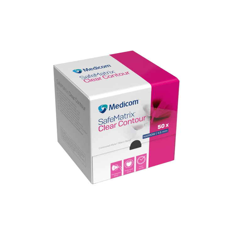 conditionnement dentaire rose – BANDES MATRICIELLES SAFEMATRIX® CLEAR CONTOUR