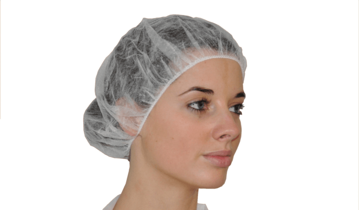 photo produit coiffants blanc – CHARLOTTE RONDE SAFEWEAR PP 12 G/M² Ø 61 cm