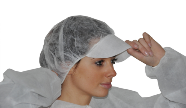 photo produit coiffants blanc – CHARLOTTE À VISIÈRE SAFEWEAR PP