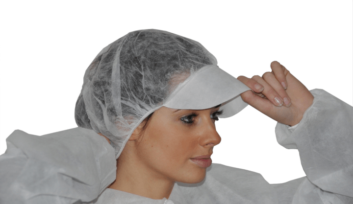 photo produit coiffants blanc – CHARLOTTE À VISIÈRE SAFEWEAR PP