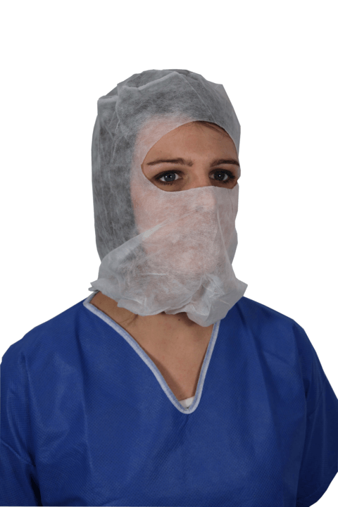 photo produit coiffants blanc – CAGOULE SAFEWEAR PP