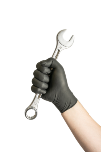 product photo gloves black – HERKUL® GRIP STRONG NITRILE GLOVE