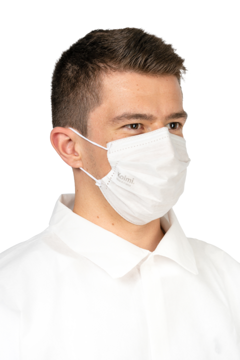 photo produit masques blanc – MASQUE À ÉLASTIQUES TYPE II KOLMI® SOFTEX