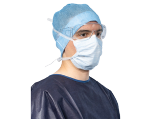 productfoto maskers blauw – KOLMI® SOFTEX TYPE II STRIKMASKER MET SCHUIMSTRIP