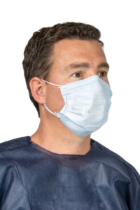 photo produit masques bleu – MASQUE À ÉLASTIQUES TYPE IIR KOLMI® SOFTEX