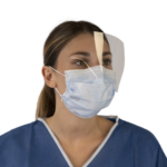 foto prodotto maschere blu – MASCHERINA KOLMI® SOFTEX TIPO IIR CON VISIERA