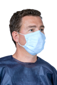 photo produit masques bleu – MASQUE À ÉLASTIQUES TYPE IIR KOLMI® VITALS