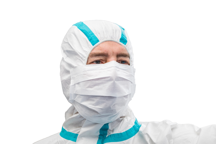 photo produit masques blanc – MASQUE À ÉLASTIQUES TRANSVERSAUX TYPE IIR KOLMI® SOFTEX