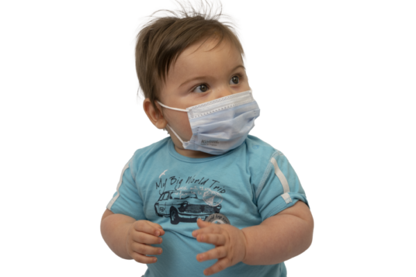 photo produit masques lavande – MASQUE À ÉLASTIQUES TYPE II KOLMI® SOFTEX KIDS 1-5