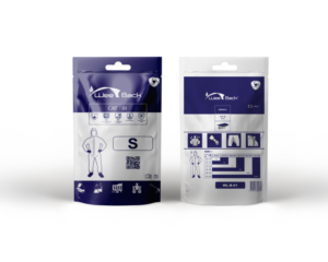 conditionnement vêtements blanc / bleu – COMBINAISON WEEBACK® TYPE 5/6