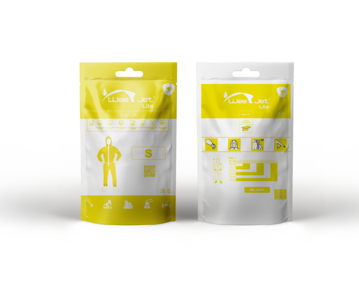 conditionnement vêtements jaune / jaune – COMBINAISON WEEJET® LITE TYPE 3/4/5/6
