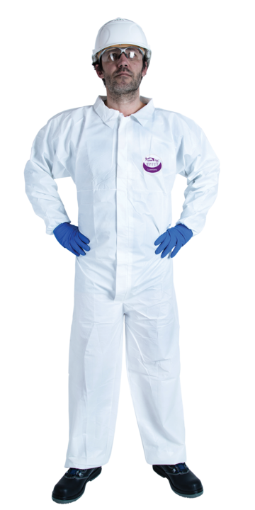 photo produit vêtements blanc – COMBINAISON WEEPRO® COL TYPE 5/6
