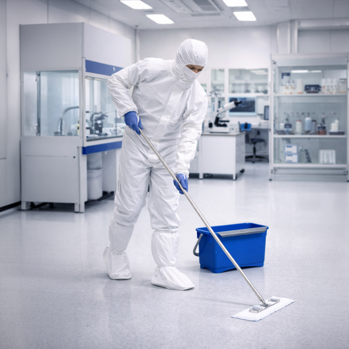 mise en situation vêtements blanc – COMBINAISON WEEPRO® LABO INTEGRAL TYPE 5/6