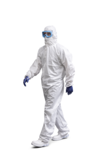 photo produit vêtements blanc – COMBINAISON WEEPRO® LABO STERILE TYPE 5/6