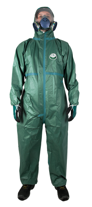 photo produit vêtements vert foncé / vert – COMBINAISON WEEPRO® MAX GREEN TYPE 4/5/6