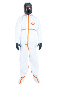 photo produit vêtements blanc / orange – COMBINAISON WEEPRO® MAX INTEGRAL TYPE 4/5/6
