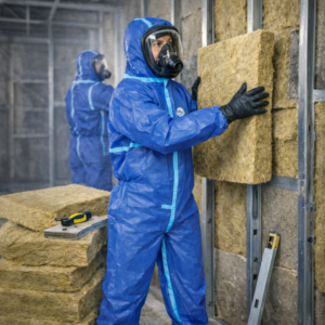 mise en situation vêtements bleu foncé / bleu clair – COMBINAISON WEECOVER® MAX 1 BLUE TYPE 5/6