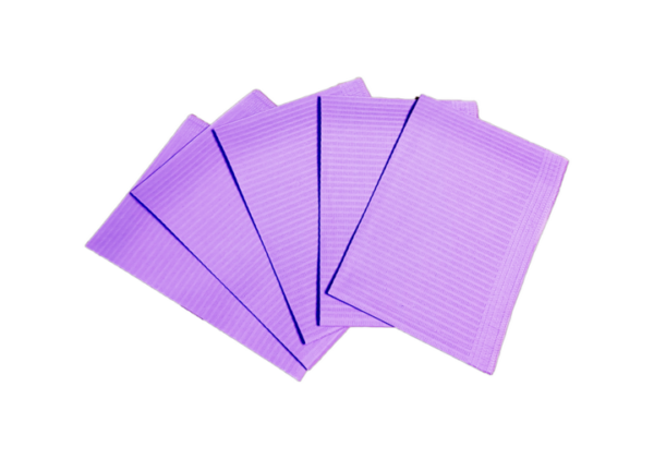 photo produit dentaire aqua – BAVOIR DENTAIRE DRY-BACK 3 PLIS